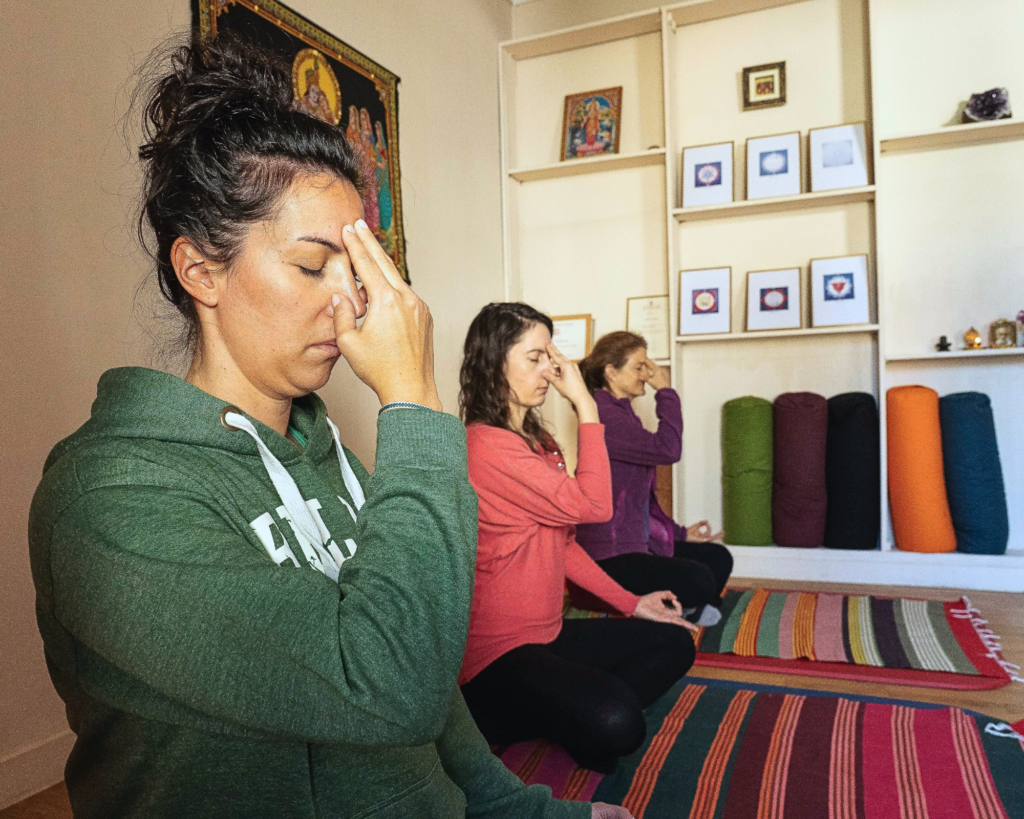 Séance de pranayama à l'Espace Ananda à Massy